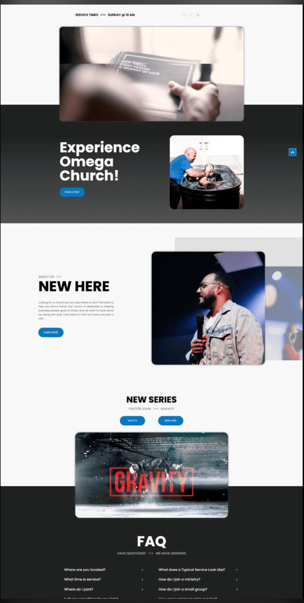 Omega Church Website
