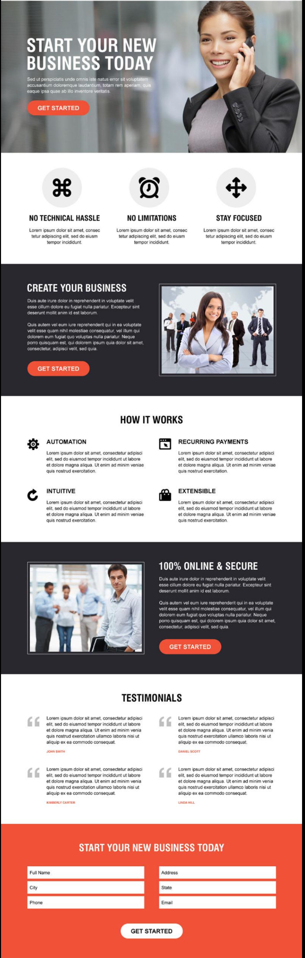 Startup Landing Page